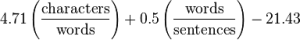 automatic readability index
